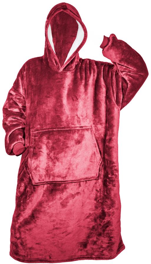 HomeLife Televízna mikina s kapucňou HOODIE, S – XXL bordó