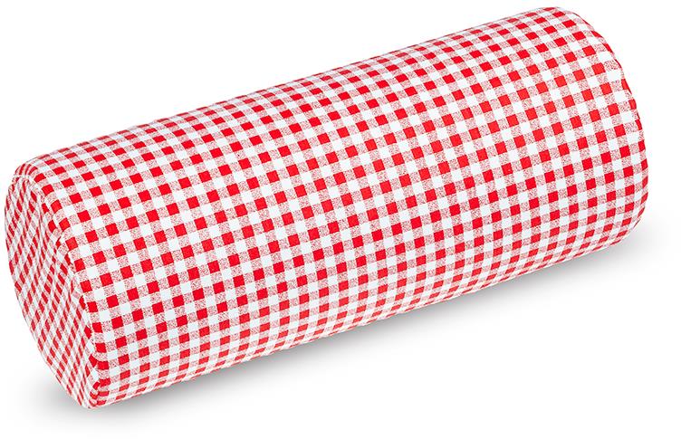 BELLATEX Obliečka VALEC BERTA 15 × 35 153/609 kocky červená