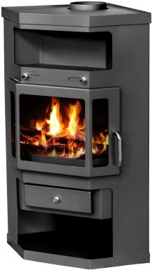 VICTORIA Panama, 9 kW, rohové, dymovod 150 mm