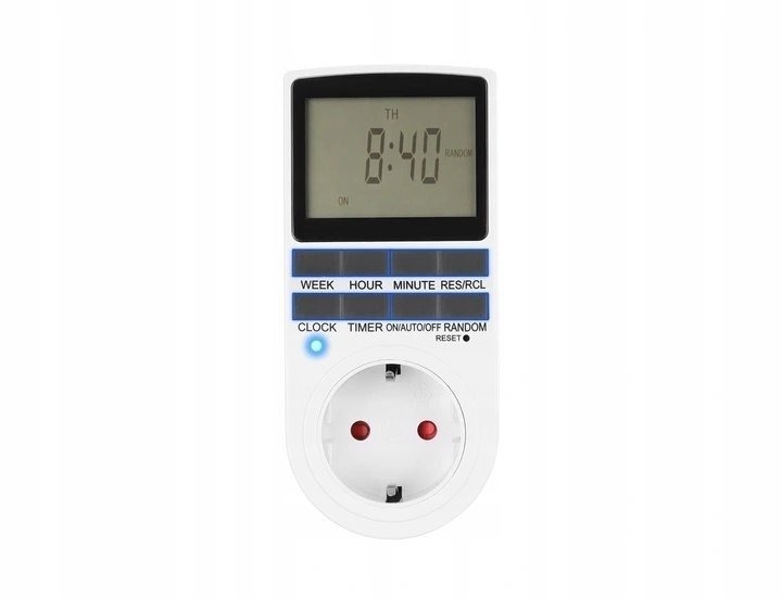 Iso Trade Časovač zapnutia a vypnutia do elektrickej zásuvky