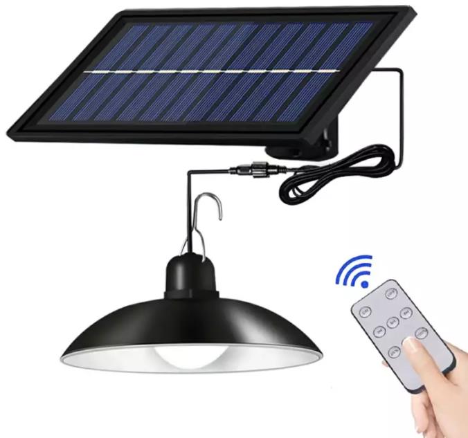 ADA Solárny záhradný LED luster 16 LED