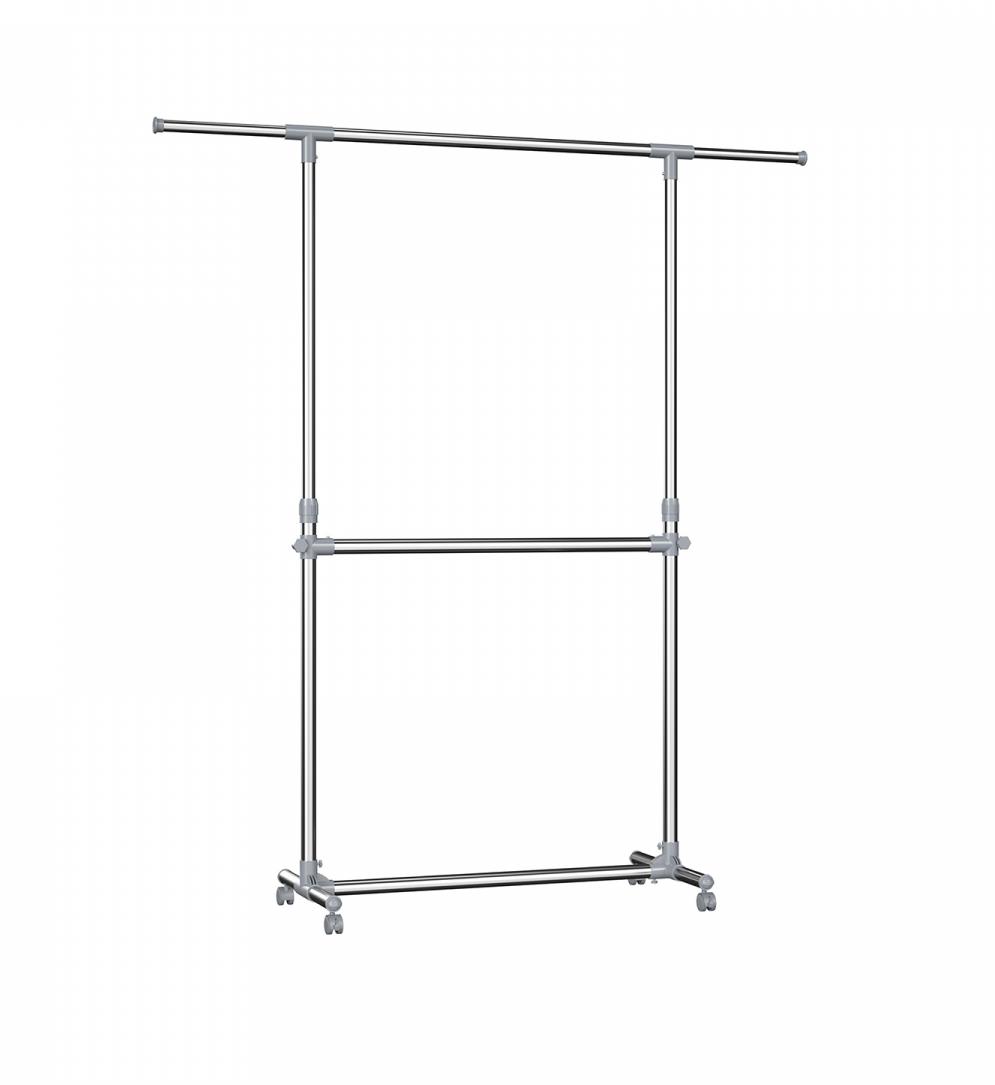 DOCHTMANN Vešiak na oblečenie s nastaviteľným rozpätím, oceľový
