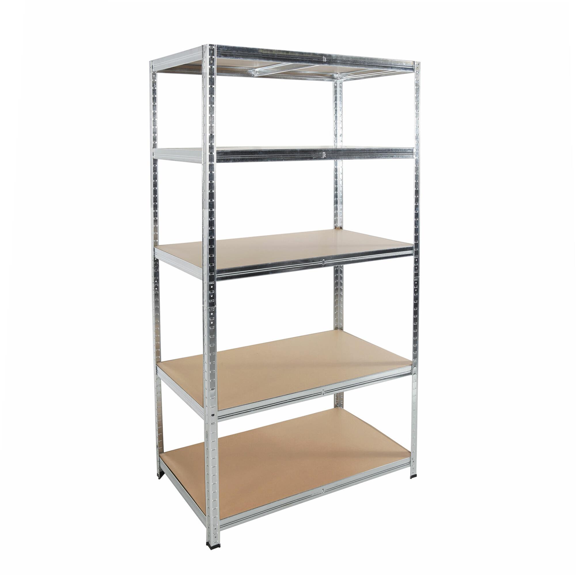 Linder Exclusiv Kovový regál 180 × 90 × 40 cm 5 políc