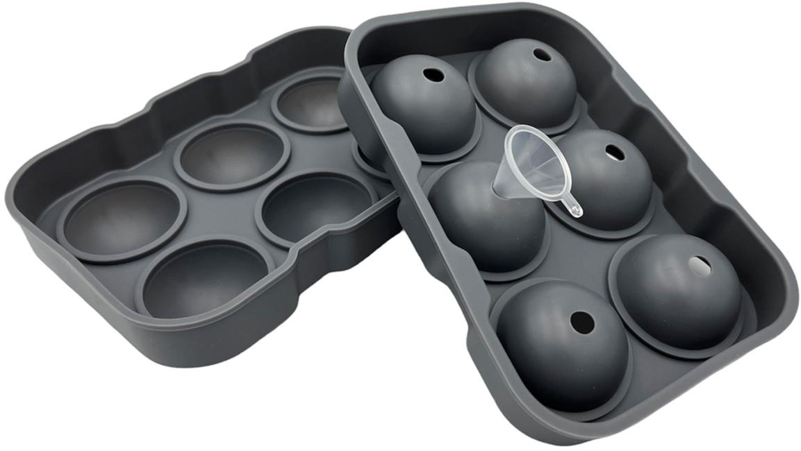 SHUMEE Silikónová forma na 6 ľadových gulí na nápoje