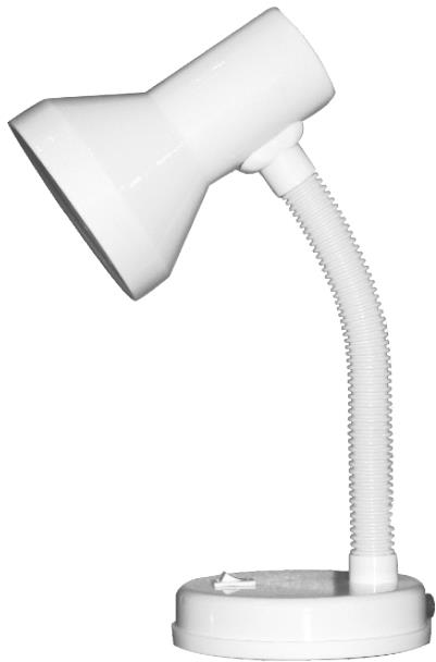 Aca Decor PAVLOVA Retro stolná lampa biela