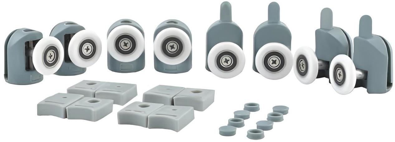 Ruhhy Kolieska k sprchovacím kútom – sada 24 ks