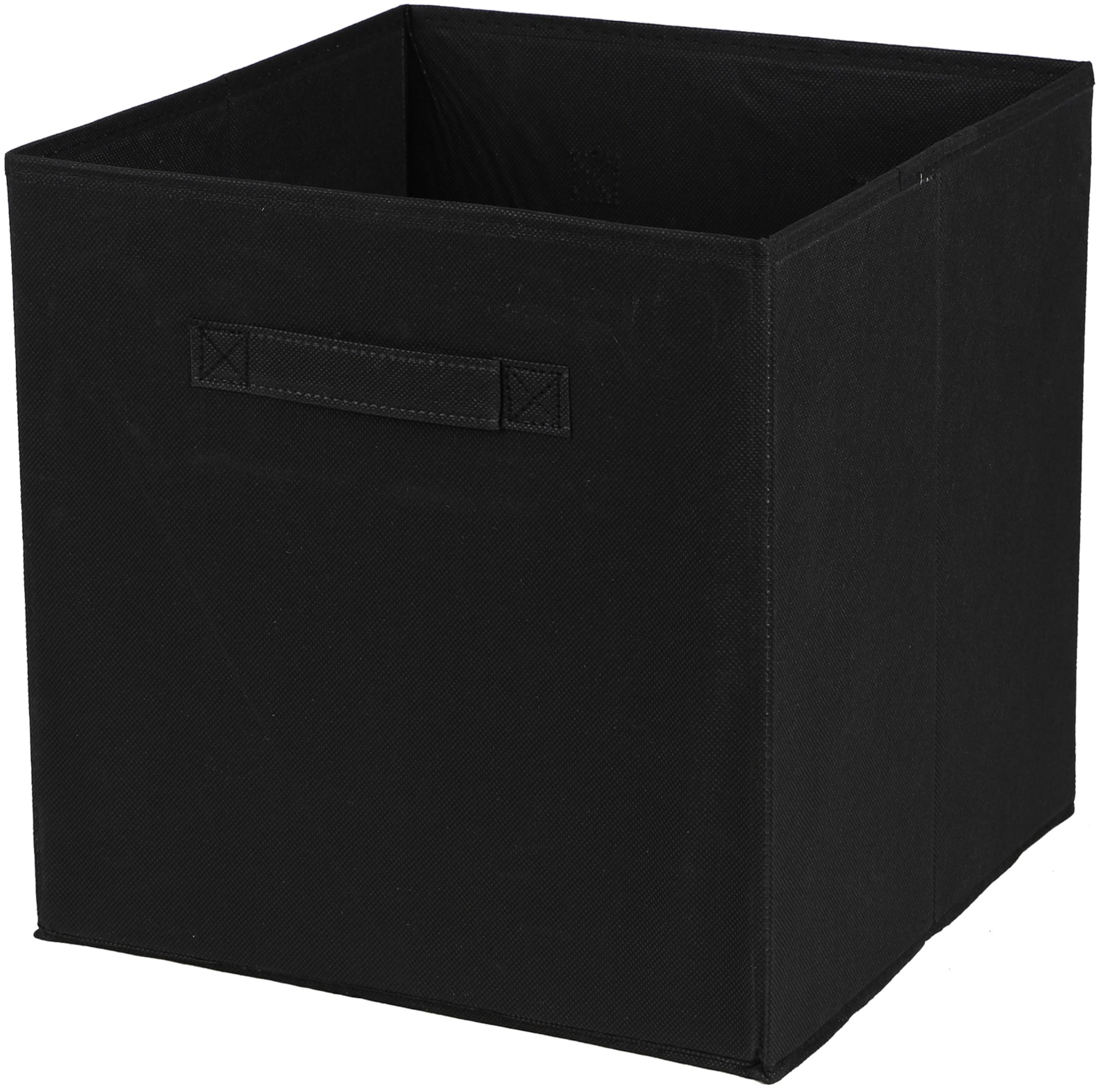Dochtmann Box do kallaxu, úložný, textilný, čierny 31 × 31 × 31 cm