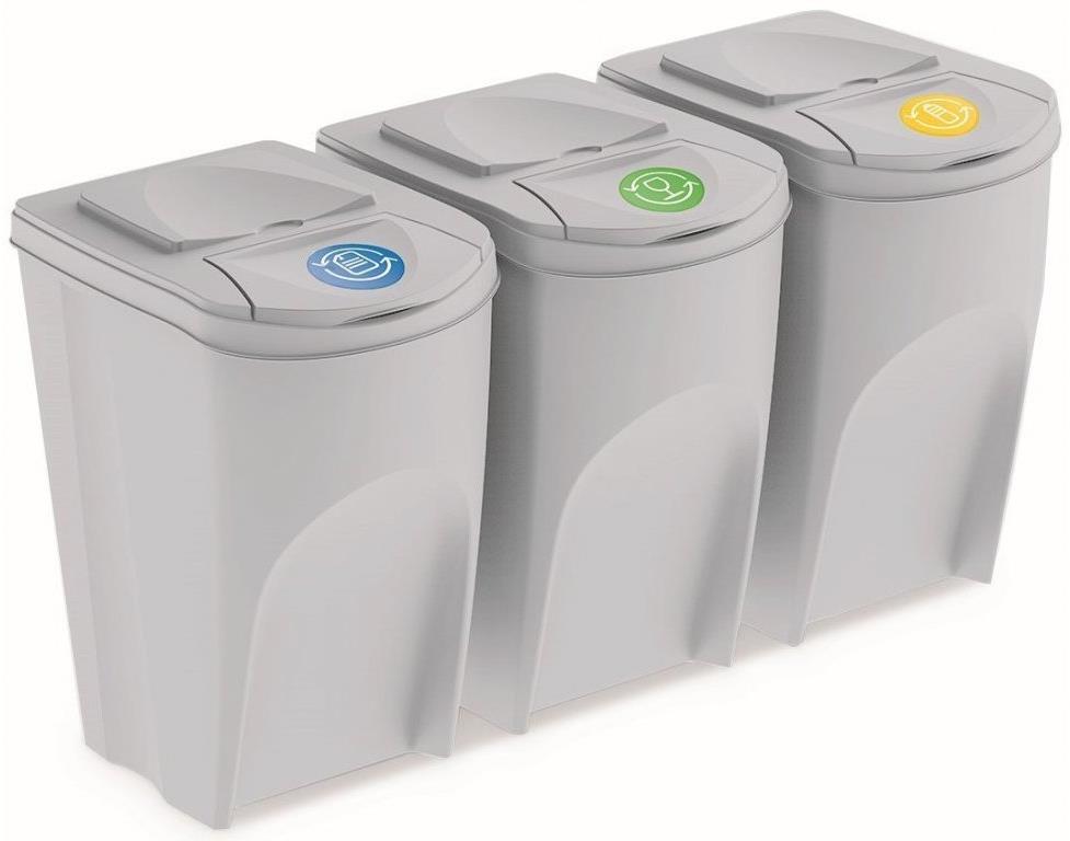 PROSPERPLAST Sortibox 3× 35 l popolavý