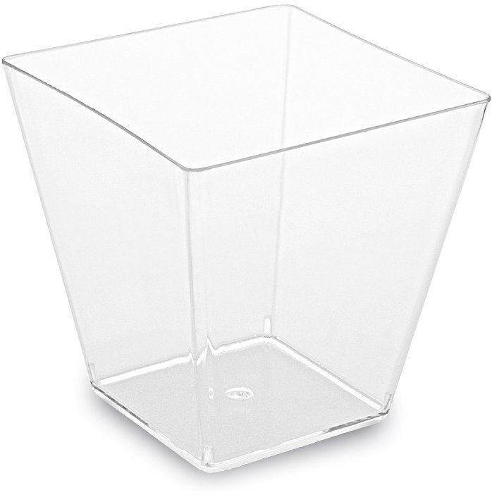 Wimex fingerfood téglik kryštál 100 ml, 59 × 59 × 54 mm, hranatý – 50 ks