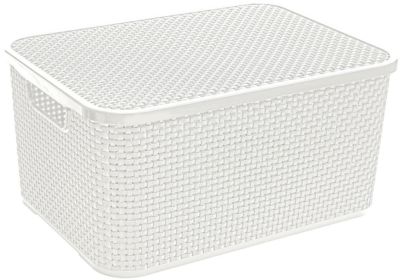 Branq Košík Rattan 10 l – antická biela