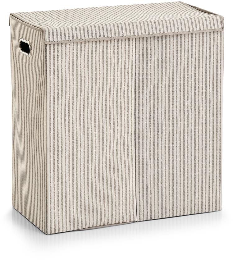 ZELLER Kôš na špinavú bielizeň triediaci 61,5 × 31 × 63 cm béžový