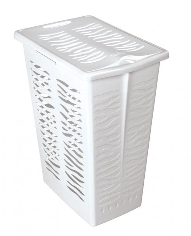 Branq Bielizňový kôš Zebra 30 l, biely
