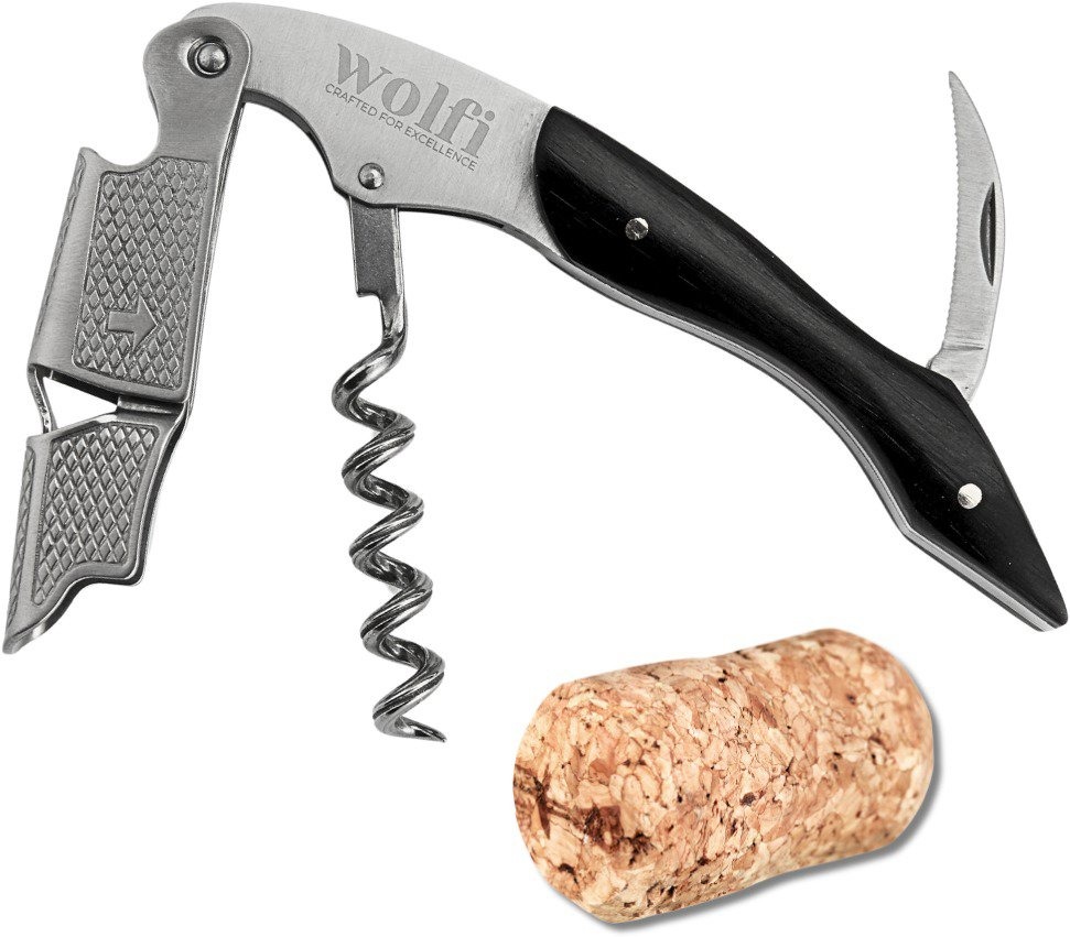 ZULAY Kuchyňa Ručný otvárač na víno a pivo 3 v 1