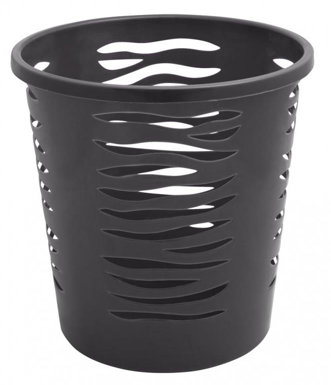 Branq Kôš na papier Zebra 10 l – antracitový