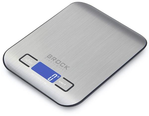 BROCK Kuchynská váha, digitálna, max 5 kg, presnosť na 1 g