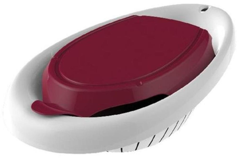 Bama Sito – oválny, s doštičkou, bordó