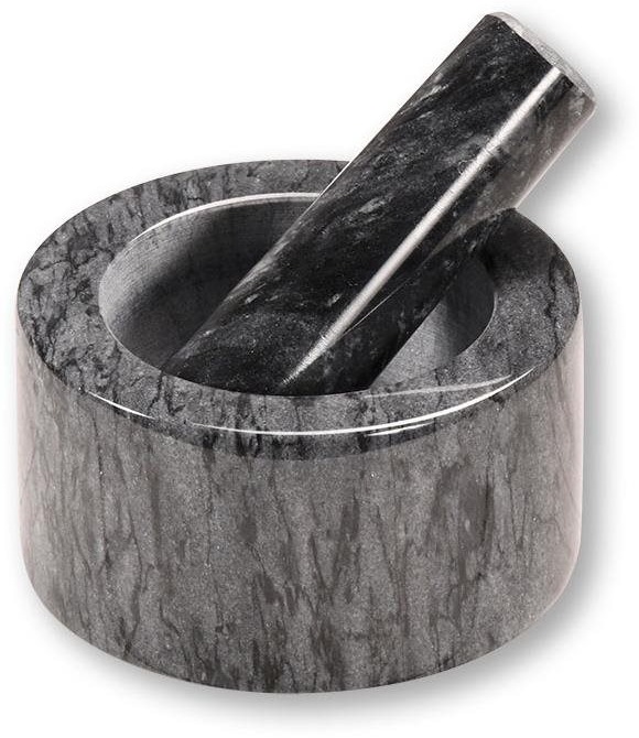 KESPER Mažiar s tĺčikom sivý, mramor, priemer 13 cm