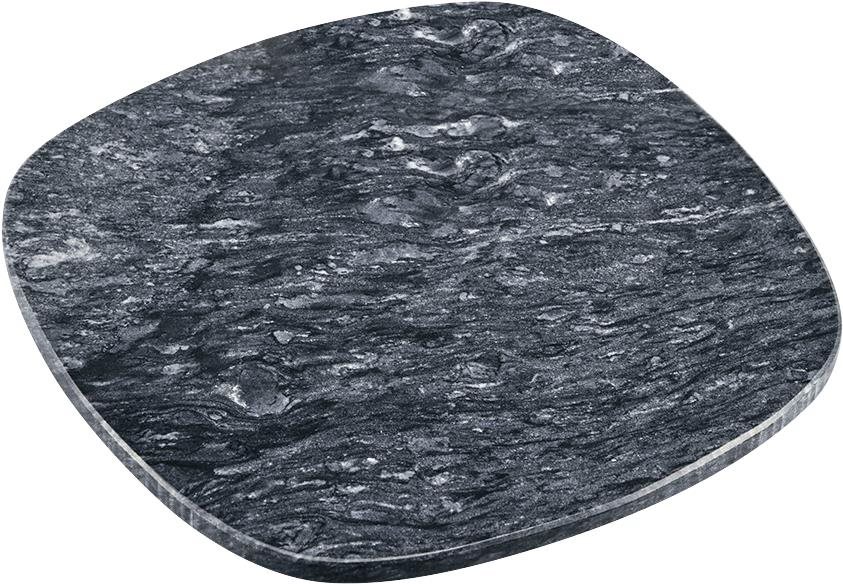 KESPER Servírovacia doska mramor, bufetový podnos leštený 25 × 25 × 1,3 cm