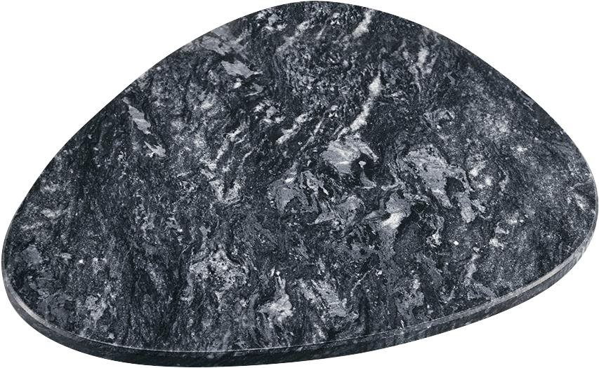 KESPER Servírovacia doska mramor, bufetový podnos leštený 25 × 25 × 1,3 cm