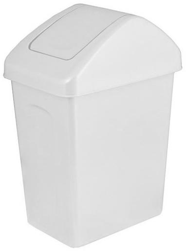 Branq Odpadkový kôš s výklopným vekom 25 l biely
