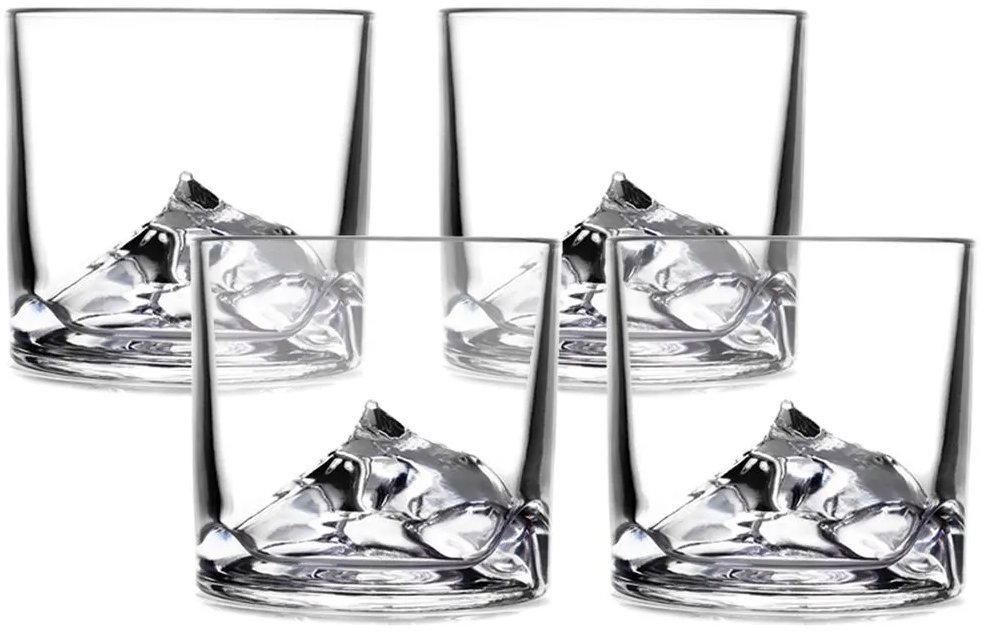 LIITON Everest Poháre na whisky súprava 4 ks