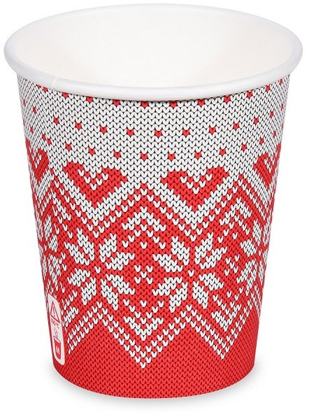 Wimex Téglik papierový Zimné obdobie 280 ml, priemer 80 mm – 50 ks