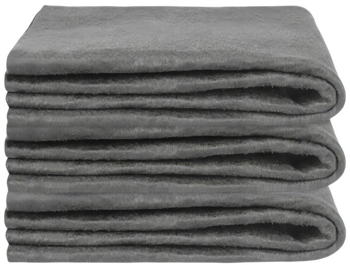 Ruhhy 27208 Magické utierky z mikrovlákna na okná 40 × 50 cm, 3 ks, sivé