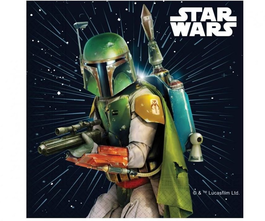 GoDan Papírové ubrousky Star Wars Galaxy - 33 × 33 cm - 20 ks