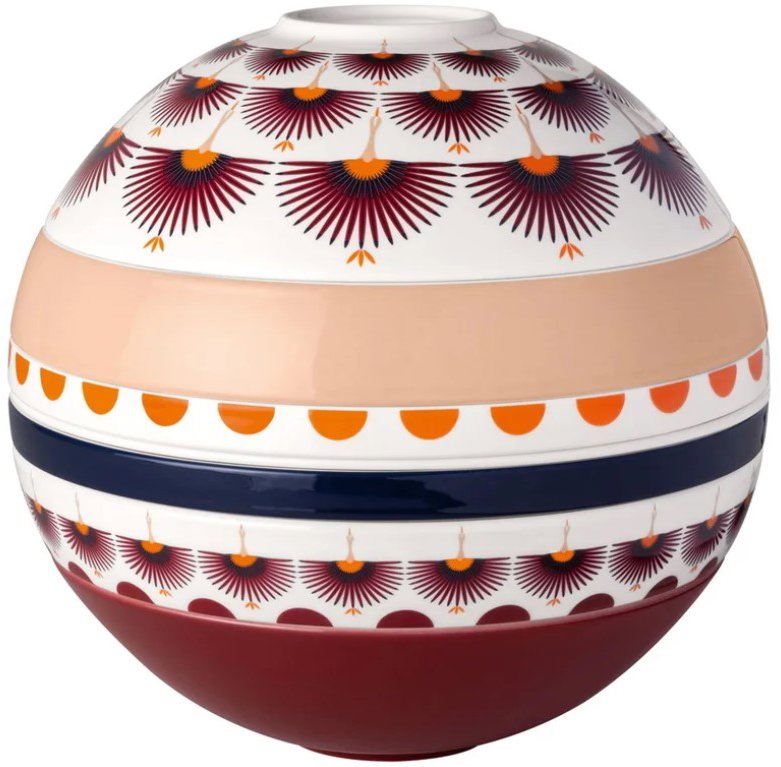VILLEROY & BOCH Porcelánová jídelní sada ICONIC LA BOULE KYOTO 7 ks