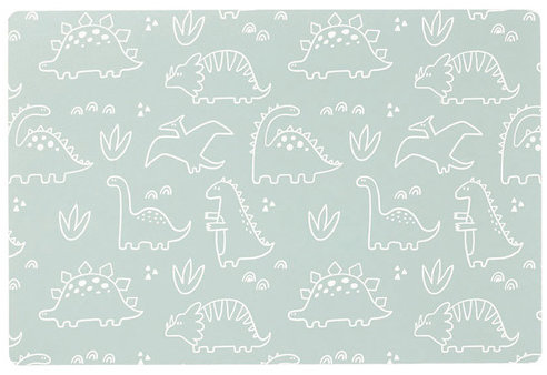 Zeller Dětské prostírání Dino plastové zelené 45 × 30 cm