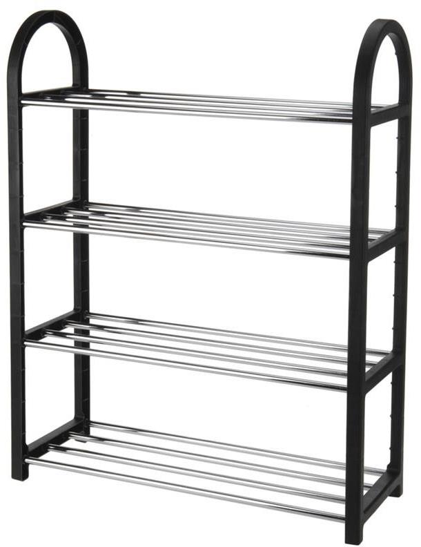 HomeLife Botník 4 police 46 × 65 × 19 cm