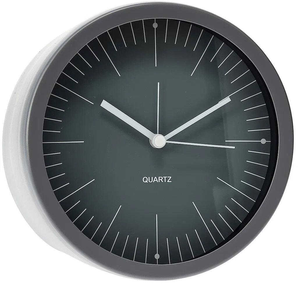 Home Styling Collection Stolové hodiny GIST, minimalistický ciferník, priemer 15 cm