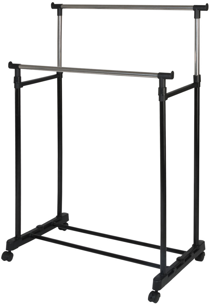 HomeLIfe Pojazdný stojan na šaty Double