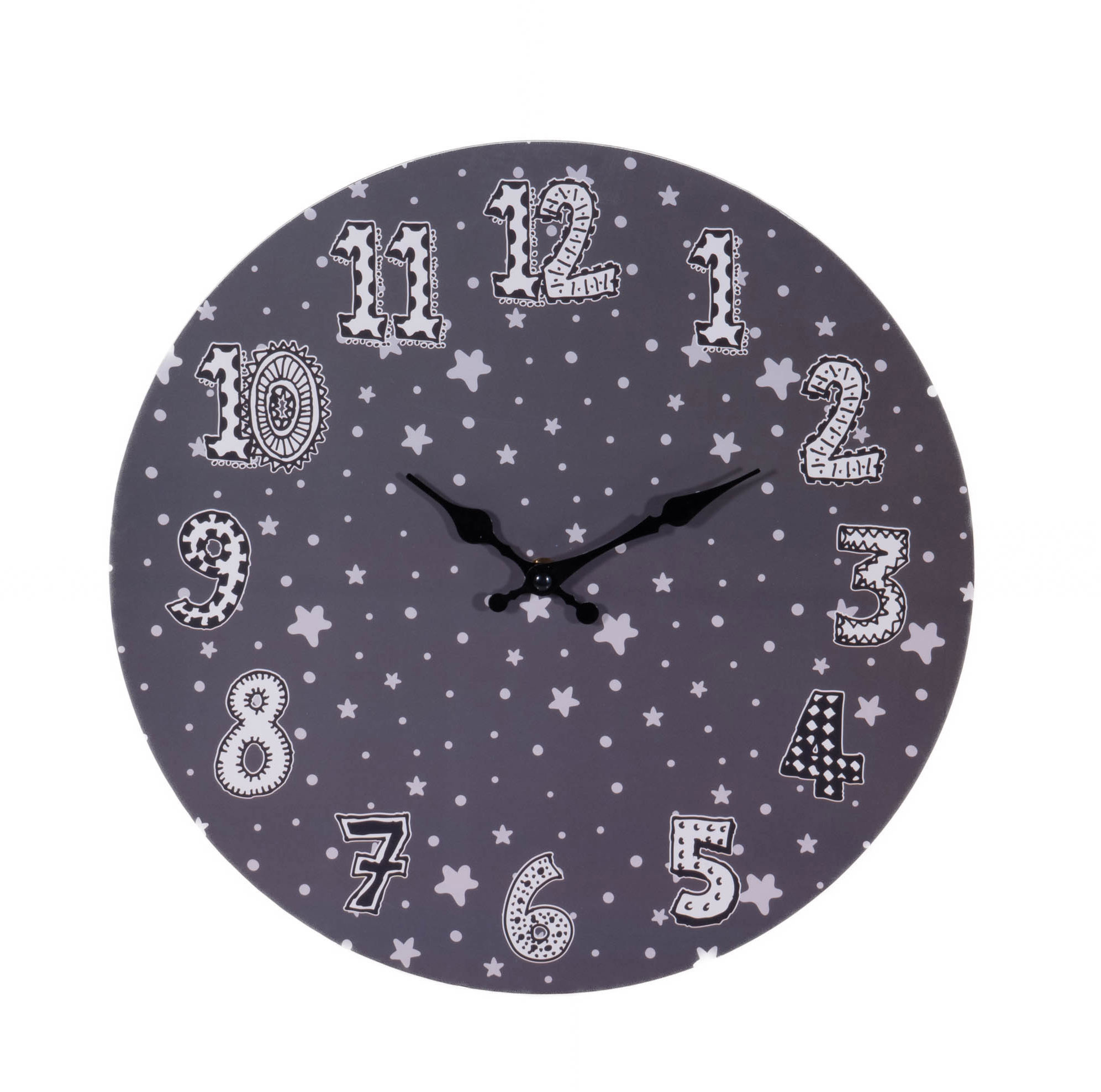 Home Styling Collection Dětské hodiny, průměr 33 cm, hvězdy