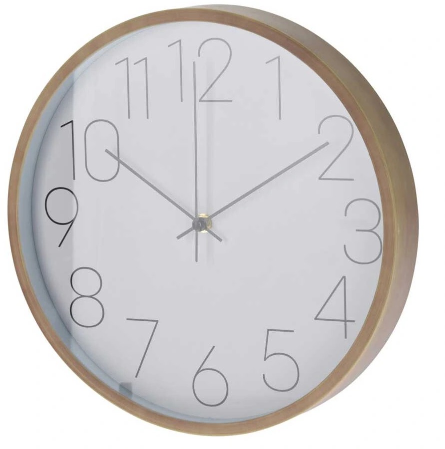 Home Styling Collection Nástěnné hodiny s velkými čísly, průměr 30,5 cm