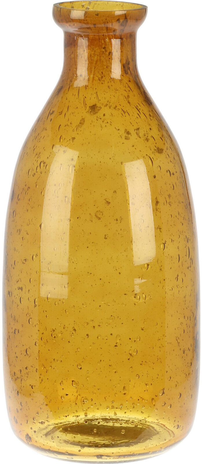 Home Styling Collection Skleněná láhev, průměr 10 cm, žlutá