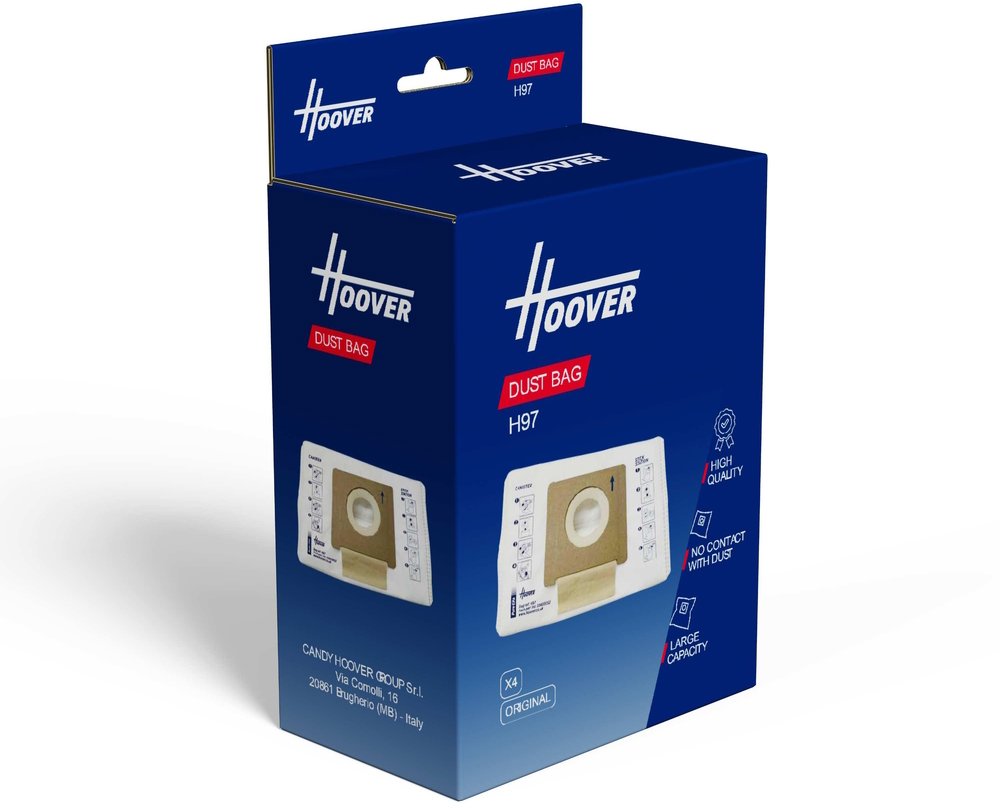 HOOVER H97 Súprava vysokofiltračných vreciek PureEPA (4 ks)