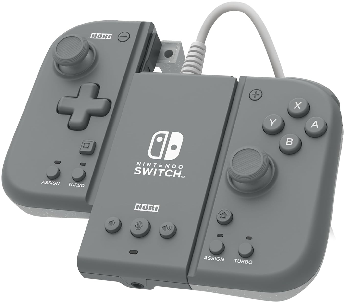 Hore Split Pad Compact Attach. Set - Slate Grey - Nintendo Switch