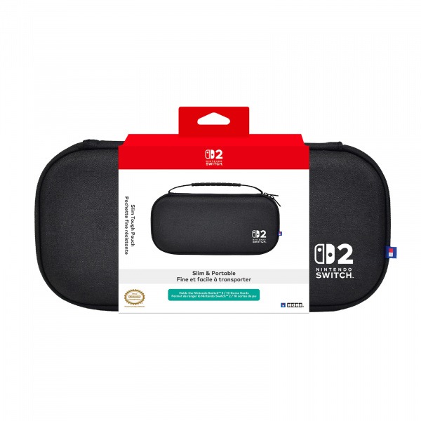 Hori Slim Tough Pouch – Black – Nintendo Switch 2