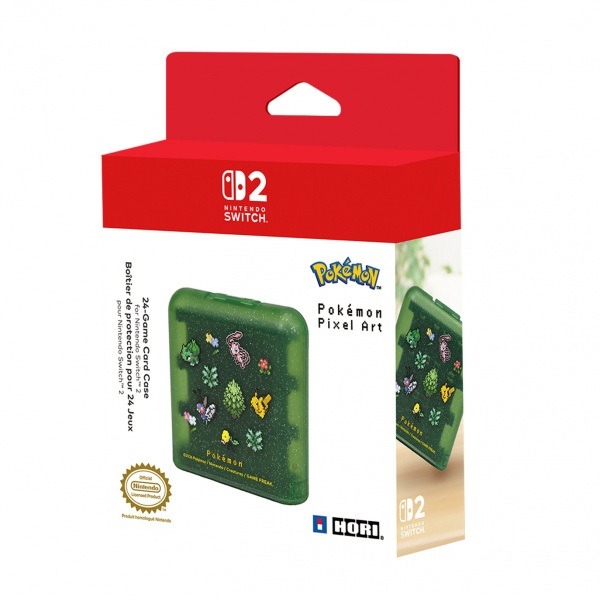 Hori Game Card Case 24 – Pixel Green – Nintendo Switch 2