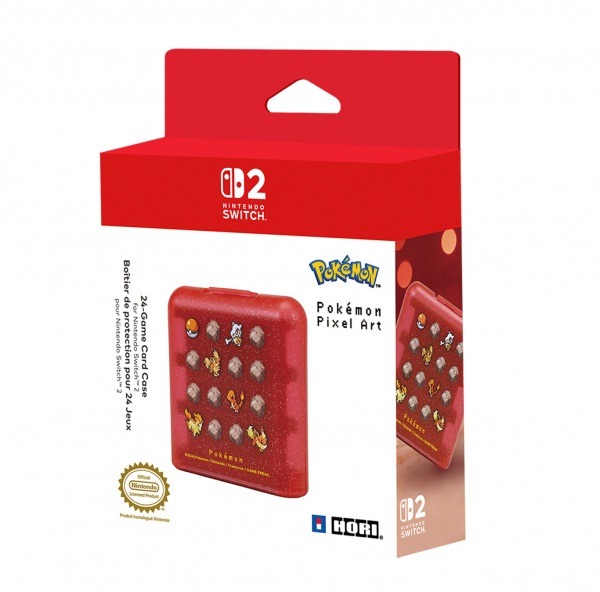 Hori Game Card Case 24 – Pixel Red – Nintendo Switch 2