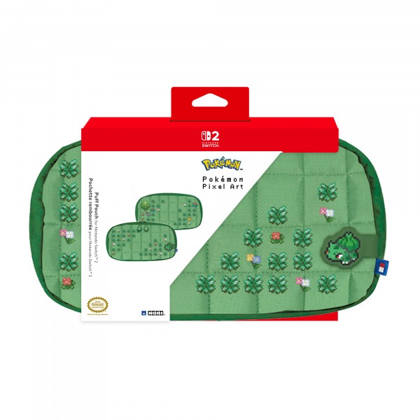 Hori Puff Pouch – Pixel Green – Nintendo Switch 2