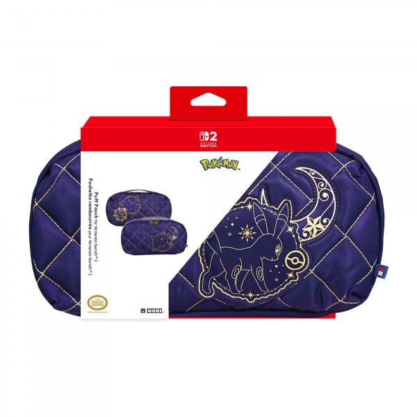 Hori Puff Pouch – Umbreon and Espeon – Nintendo Switch 2