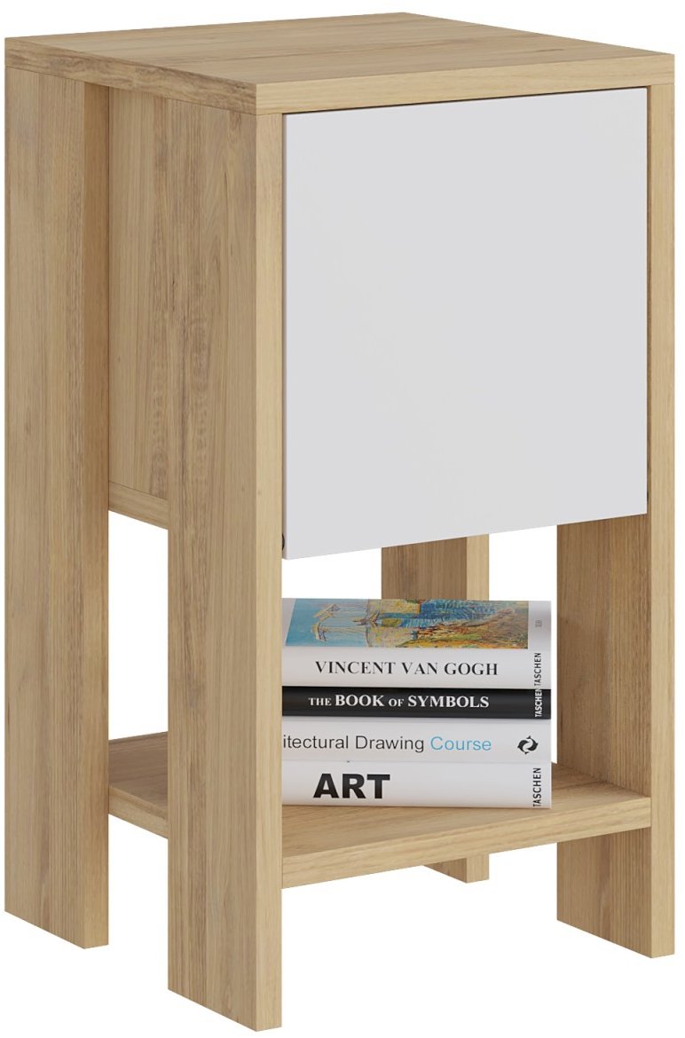 Houseland EMA, dub zafírový/biely