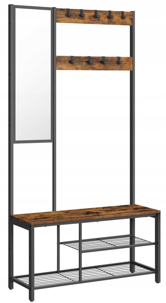 Houseland Vasagle ELEVATOR s botníkom, hnedá