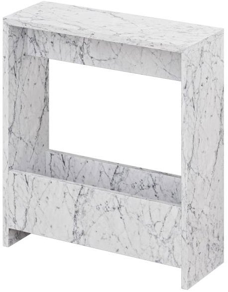 Houseland Odkladací stolík Simpi mramor Carrara