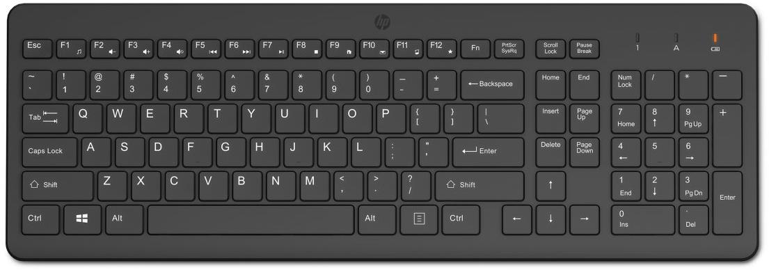 HP 225 Wireless Keyboard – CZ/SK