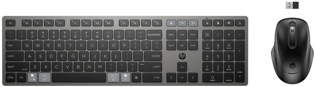 HP 720 Rechargeable Wireless Keyboard Mouse - CZ/SK