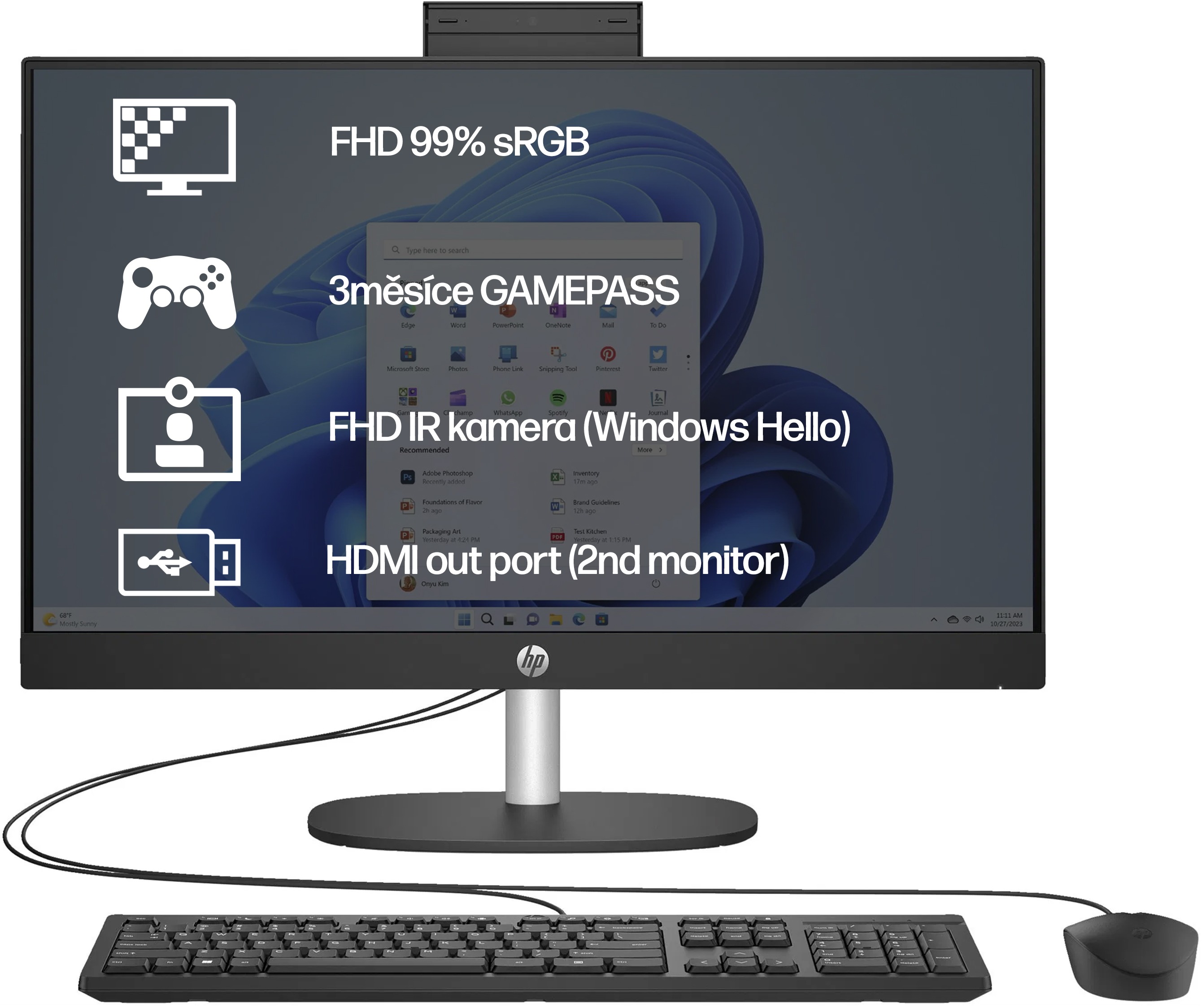 HP 24-cr1906nc Black