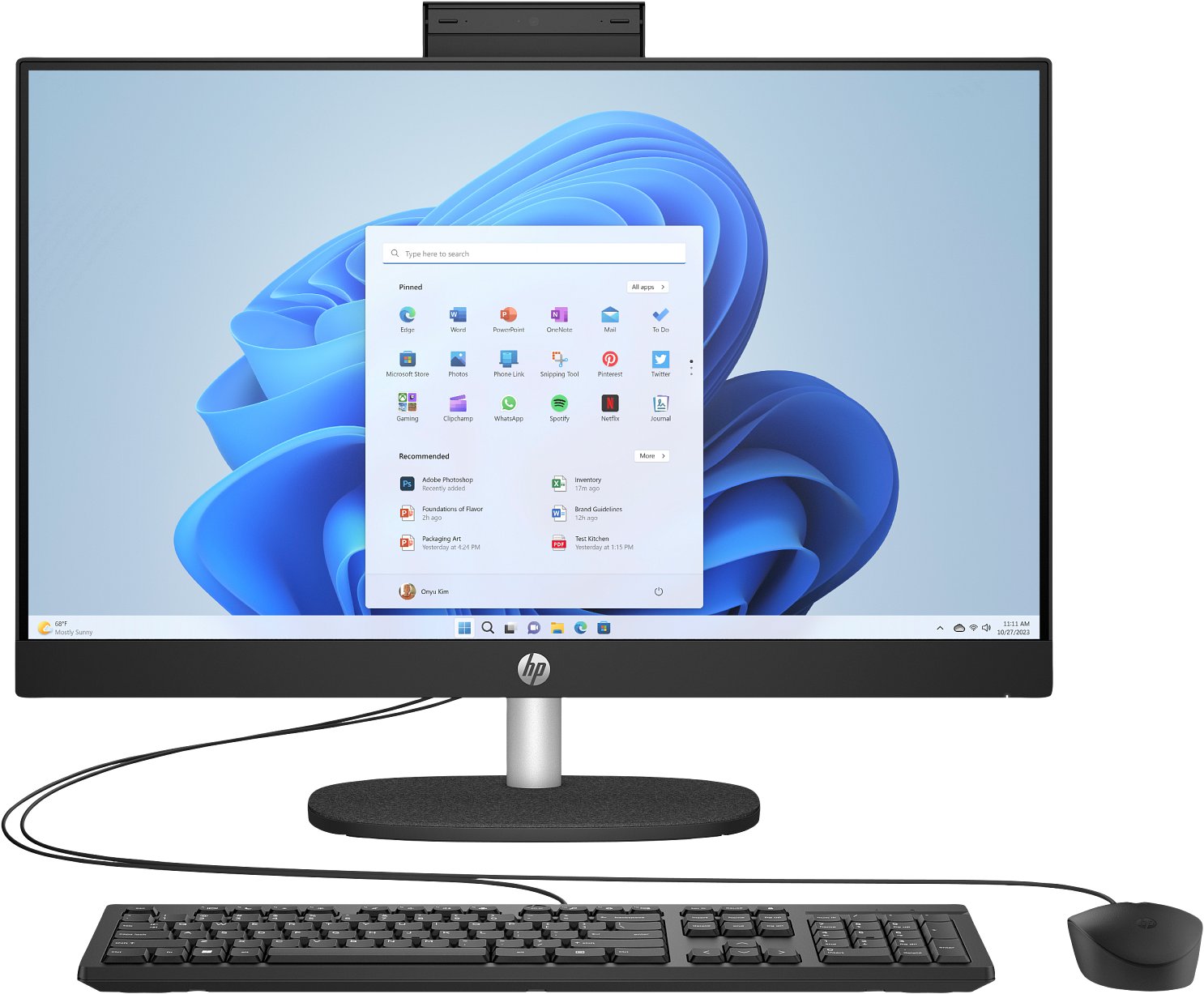 HP All In One PC s veľkým displejom